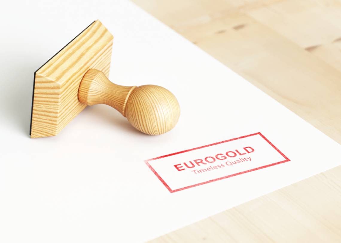 Euroking - Thiết kế hiệu chỉnh lại logo thương hiệu Eurogold